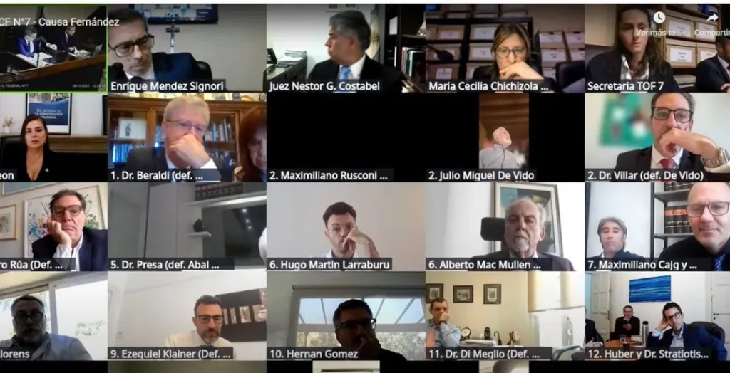 Comenzó el juicio por los Cuadernos: Cristina Kirchner y otros 86 acusados ante el Tribunal Oral Federal&nbsp;7