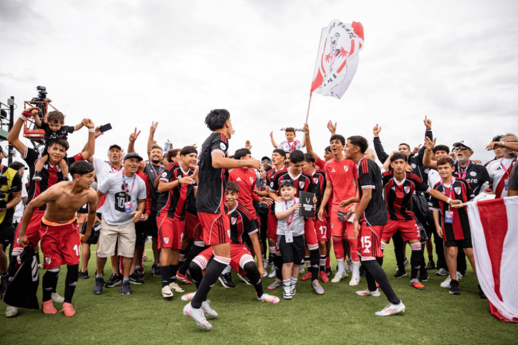 River superó al Atlético de Madrid y ganó la primera edición de la Messi&nbsp;Cup